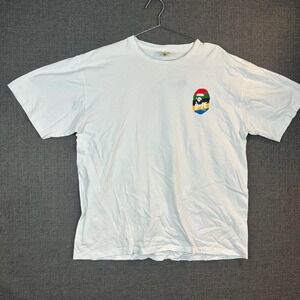 BAPE A Bathing Ape White‎ Graphic Logo T-Shirt 2XL Streetwear Fashion